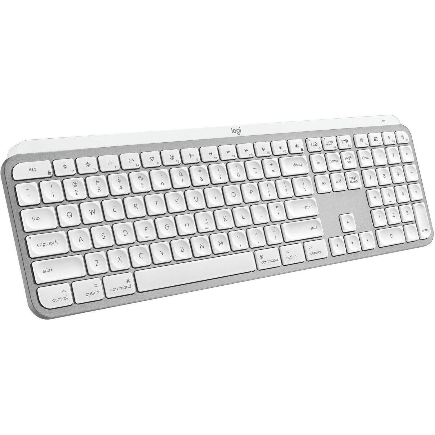 Main Image for Logitech MX Keys S for Mac, Wireless Keyboard, Fluid, Precise Laptop-Like Typing, Programmable Keys, Backlit, Bluetooth, Pale Grey