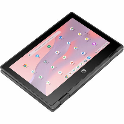 Alternate-Image3 Image for HP Pro x360 Fortis 11 G5 11.6" Touchscreen Rugged Convertible 2 in 1 Chromebook - HD - Intel N-Series N100 - 8 GB - 64 GB Flash Memory - English Keyboard - Jack Black - Smart Buy
