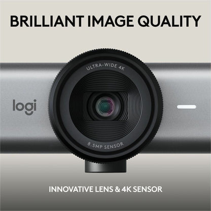 Alternate-Image2 Image for Logitech MX Brio 705 for Business 4K Webcam with Auto Light Correction, Ultra HD, Auto-Framing, Show Mode, USB-C, Works with Microsoft Teams, Zoom, Google Meet, Graphite