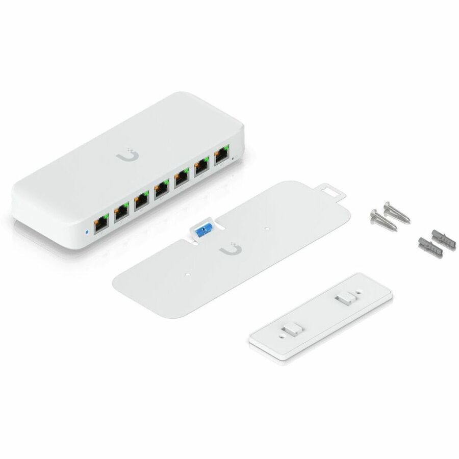 Alternate-Image1 Image for 8 Ports - Manageable - Gigabit Ethernet - 1000Base-T - 2 Layer Supported - 9 W Power Consumption - 42 W PoE Budget - Twisted Pair - PoE Ports - Wall Mountable