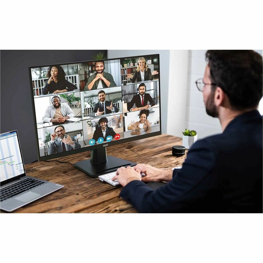 Life-Style Image for MSI Pro MP275Q 27" Class WQHD LED Monitor - 16:9 - Matte Black Color bezel
