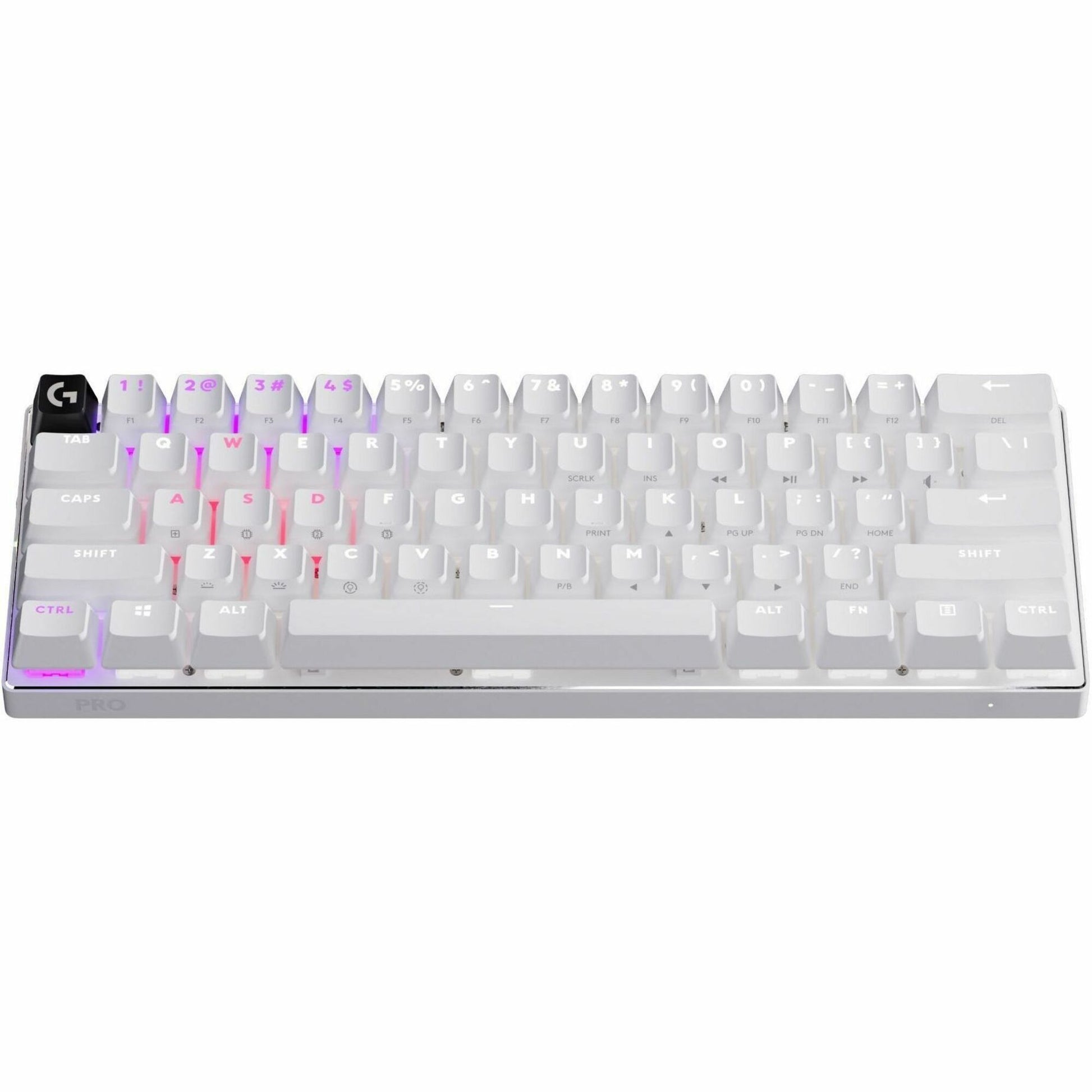 Main Image for Logitech G PRO X 60 LIGHTSPEED Wireless Gaming Keyboard, Ultra Compact TKL 60% Mechanical Keyboard for Windows PC, LIGHTSYNC RGB, Dual-Shot PBT Keycaps, GX Optical Tactile Switches, White