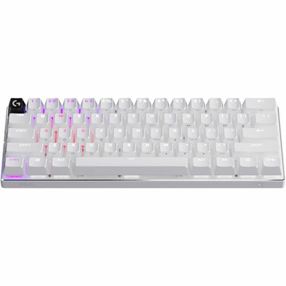 Main Image for Logitech G PRO X 60 LIGHTSPEED Wireless Gaming Keyboard, Ultra Compact TKL 60% Mechanical Keyboard for Windows PC, LIGHTSYNC RGB, Dual-Shot PBT Keycaps, GX Optical Tactile Switches, White