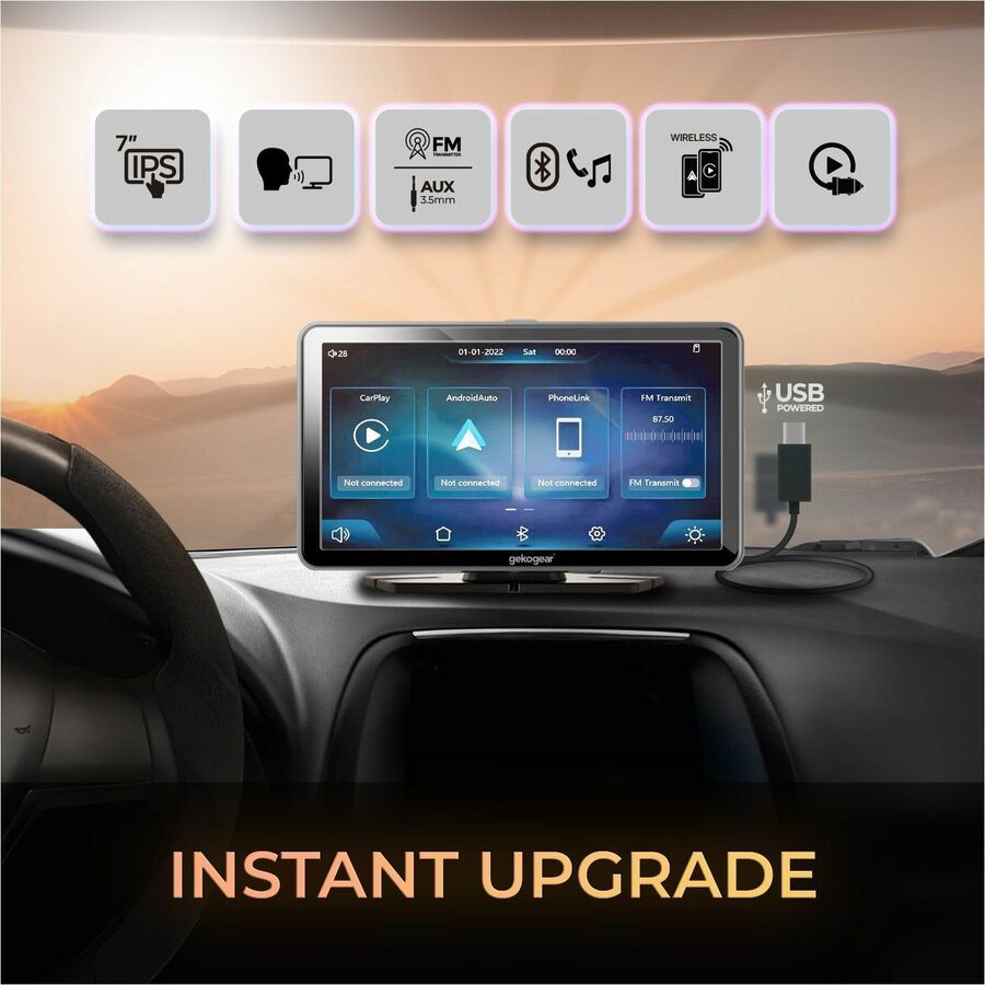 Alternate-Image8 Image for GekoGear Orbit C100 7" Car Display
