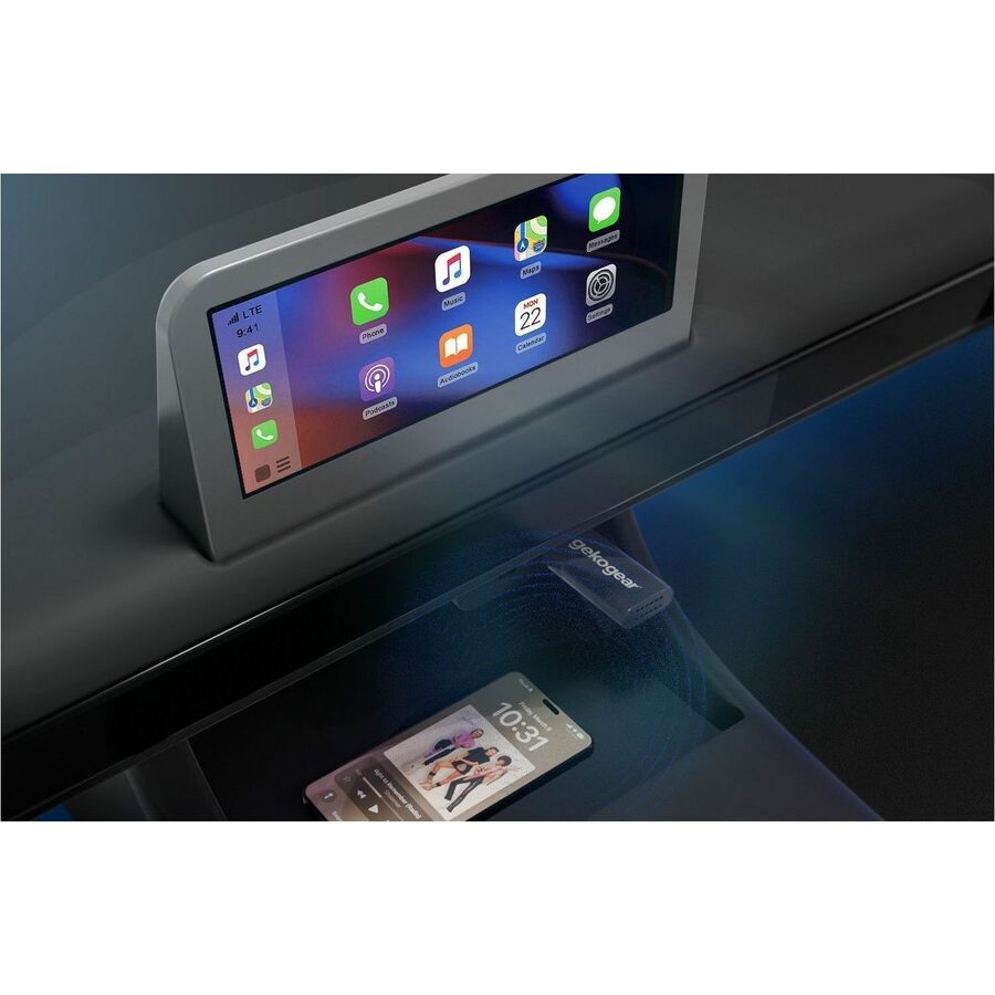 Alternate-Image3 Image for GekoGear Orbit A100 Bluetooth 5.0 Bluetooth Adapter for Smartphone