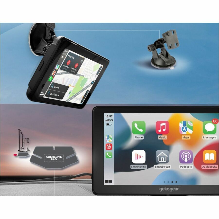 Alternate-Image4 Image for GekoGear Orbit C110 7" Infotainment Display with Dash Cam and Backup Cam