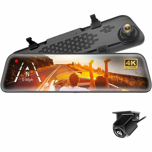 Main Image for GekoGear Orbit D400 4K Rearview Mirror Dash Cam with 1080P Backup Cam