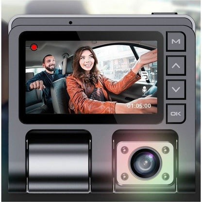 Alternate-Image1 Image for GekoGear Front/Rear Dashcam With Display