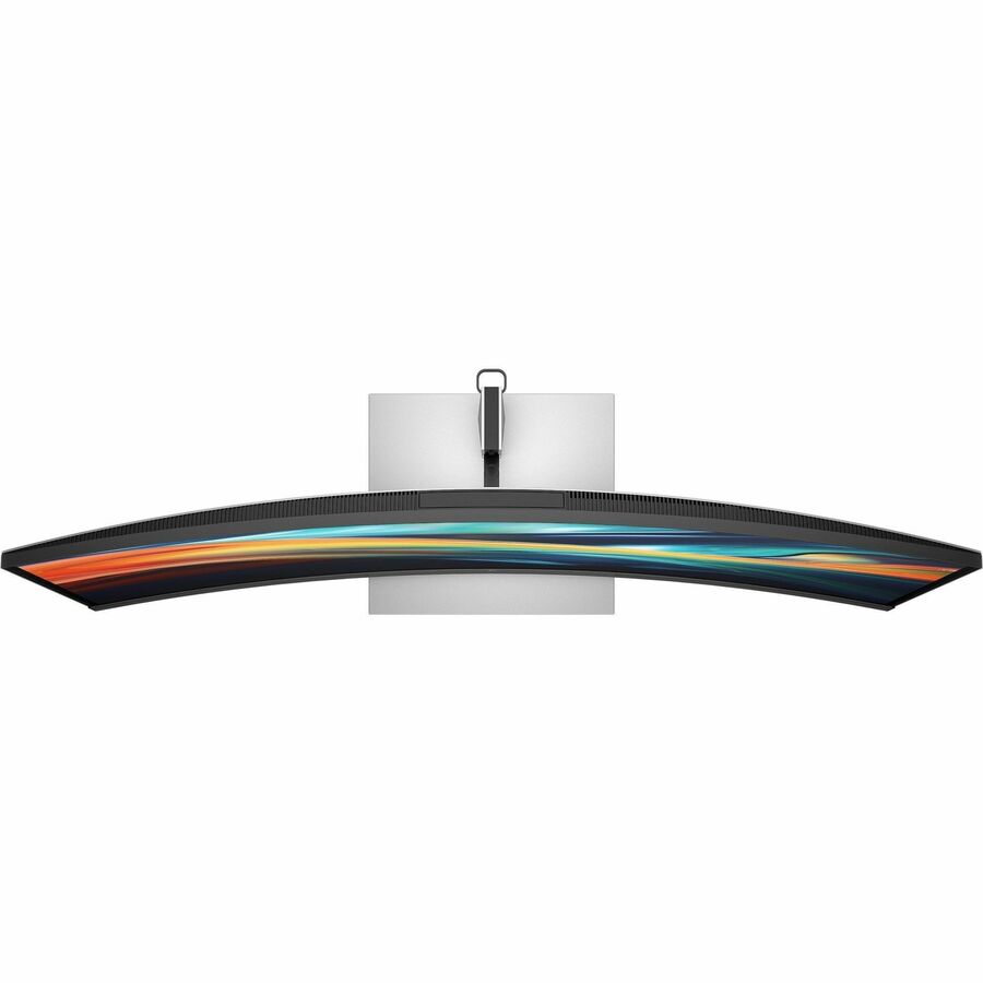 Top Image for HP 740pm 40" Class Webcam 5K2K WUHD Curved Screen LED Monitor - 21:9 - Black, Silver