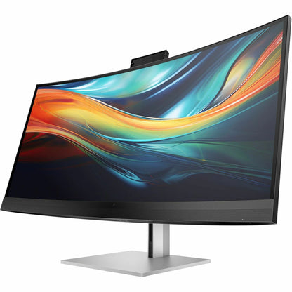 Main Image for HP 740pm 40" Class Webcam 5K2K WUHD Curved Screen LED Monitor - 21:9 - Black, Silver