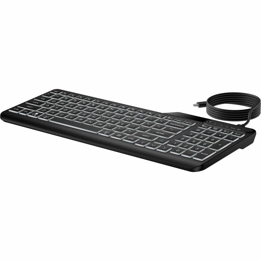 Left Image for HP 405 Backlit Wired Keyboard (7N7C1AA)