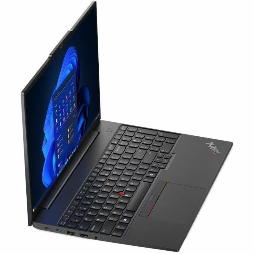 Alternate-Image1 Image for Lenovo ThinkPad E16 Gen 2 21M5000GUS 16" Notebook - WUXGA - AMD Ryzen 5 7535U - 16 GB - 256 GB SSD - English Keyboard - Black