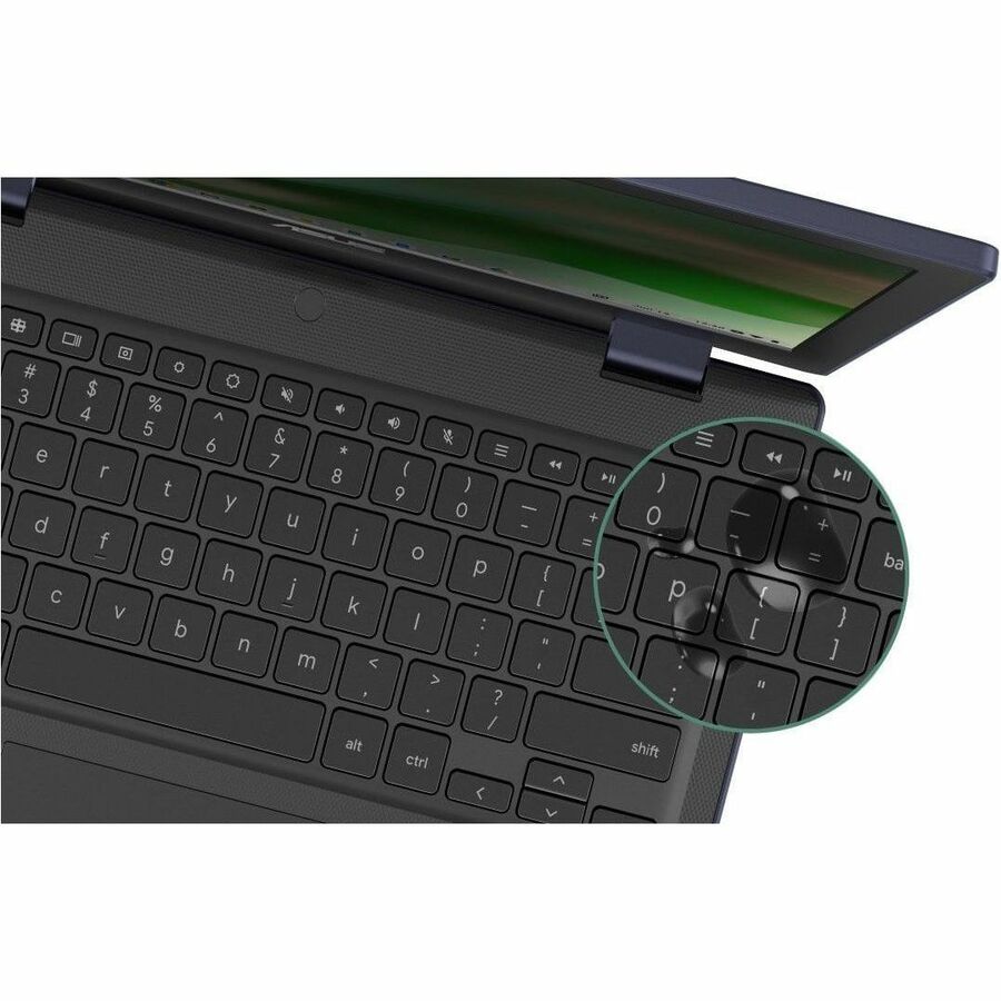 Alternate-Image2 Image for Asus Chromebook CZ12 Flip CZ1204F CZ1204FM2A-YZ84T 12.2" Touchscreen Rugged Convertible 2 in 1 Chromebook - WUXGA - Octa-core (ARM Cortex A76 + Cortex A55) - 8 GB - 64 GB Flash Memory - Mineral Gray