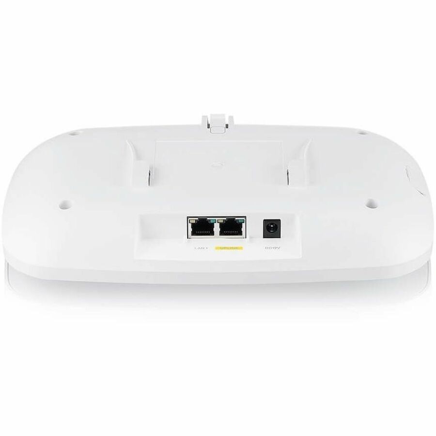 Rear Image for Zyxel WiFI 7 BE11000 Wireless MultiGig Pro Access Point | 2 x 2.5Gb Ethernet | Tri-Band Operation | Mesh and PTP Bridge | Cloud, App, Direct or Controller Management | POE+ | NWA130BE