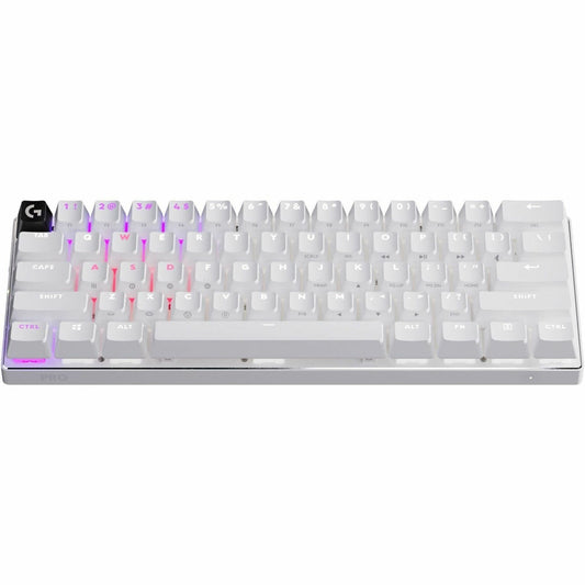 Main Image for Logitech G PRO X 60 LIGHTSPEED Wireless Gaming Keyboard, Ultra Compact TKL 60% Mechanical Keyboard for Windows PC, LIGHTSYNC RGB, Dual-Shot PBT Keycaps, GX Optical Linear Switches, White