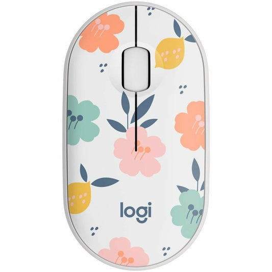 Main Image for Logitech M340 Wireless Mouse with Limited Edition Prints, USB Receiver and Silent Clicks, Portable Wireless Mouse for Laptop, PC, Windows, Chrome, Surface, Floral Bouquet
