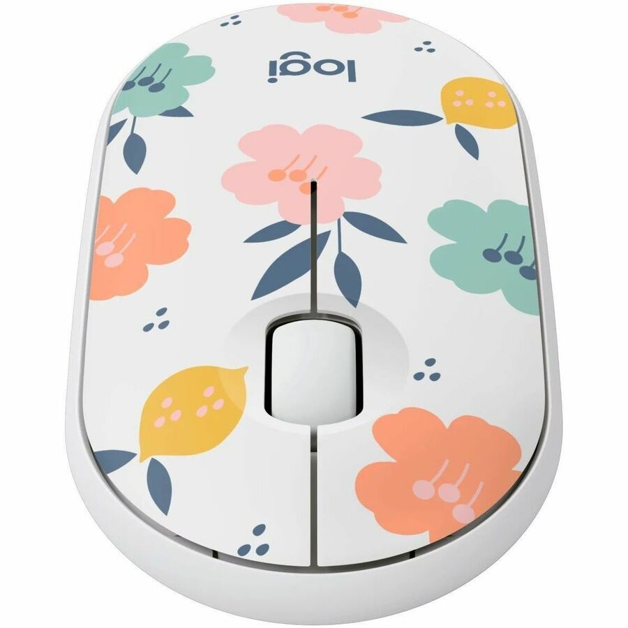 Alternate-Image1 Image for Logitech M340 Wireless Mouse with Limited Edition Prints, USB Receiver and Silent Clicks, Portable Wireless Mouse for Laptop, PC, Windows, Chrome, Surface, Floral Bouquet