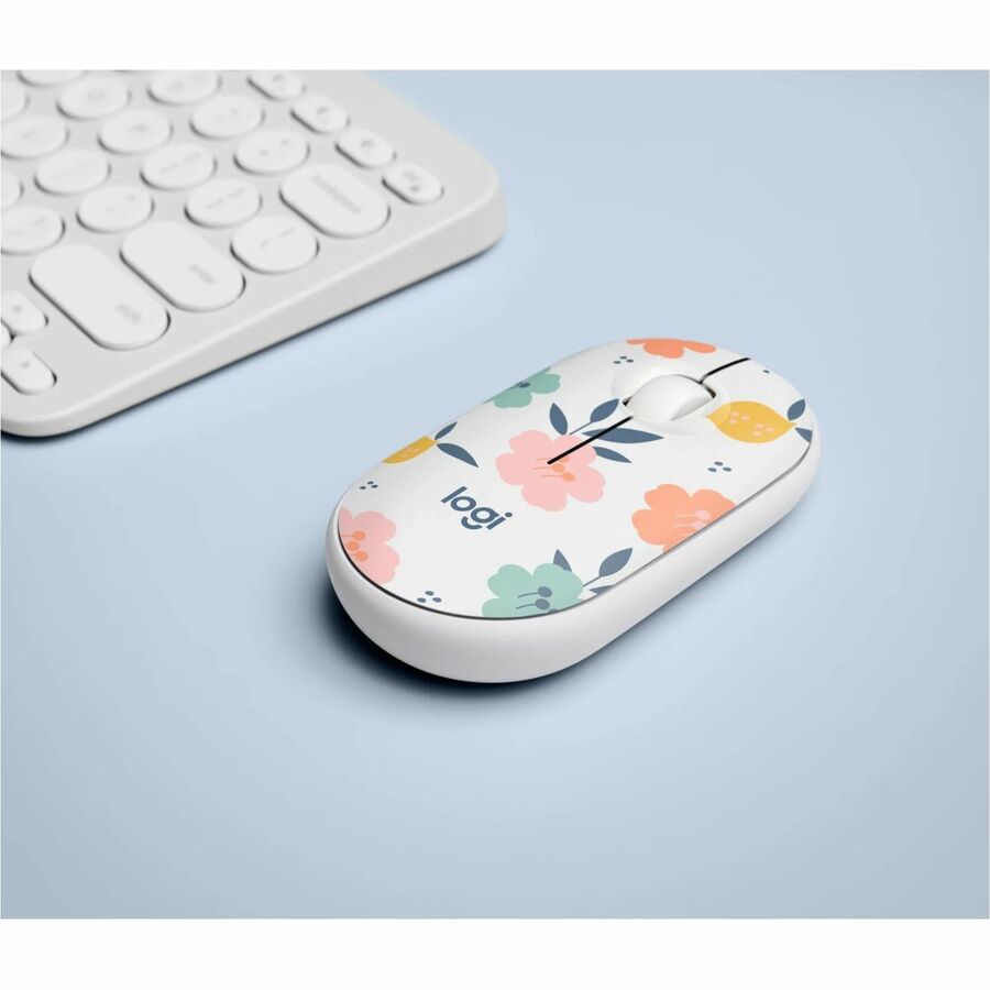 Alternate-Image5 Image for Logitech M340 Wireless Mouse with Limited Edition Prints, USB Receiver and Silent Clicks, Portable Wireless Mouse for Laptop, PC, Windows, Chrome, Surface, Floral Bouquet