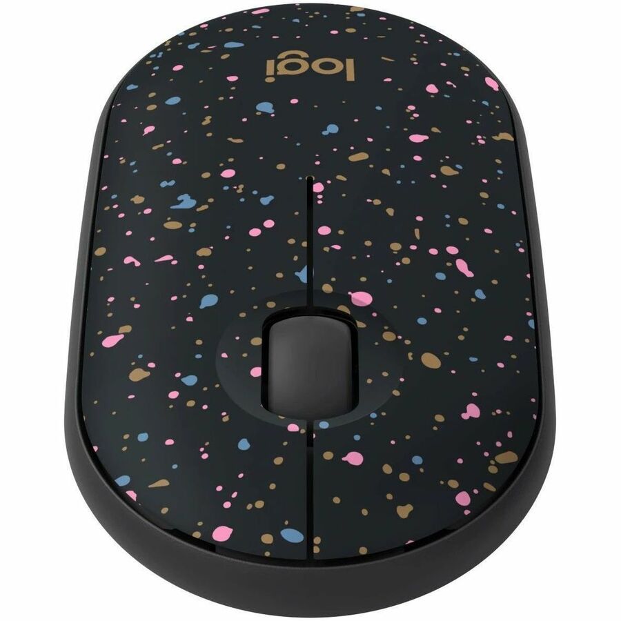 Alternate-Image2 Image for Logitech M340 Wireless Mouse with Limited Edition Prints, USB Receiver and Silent Clicks, Portable Wireless Mouse for Laptop, PC, Windows, Chrome, Surface, Speckles
