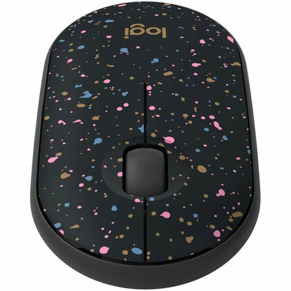 Alternate-Image2 Image for Logitech M340 Wireless Mouse with Limited Edition Prints, USB Receiver and Silent Clicks, Portable Wireless Mouse for Laptop, PC, Windows, Chrome, Surface, Speckles