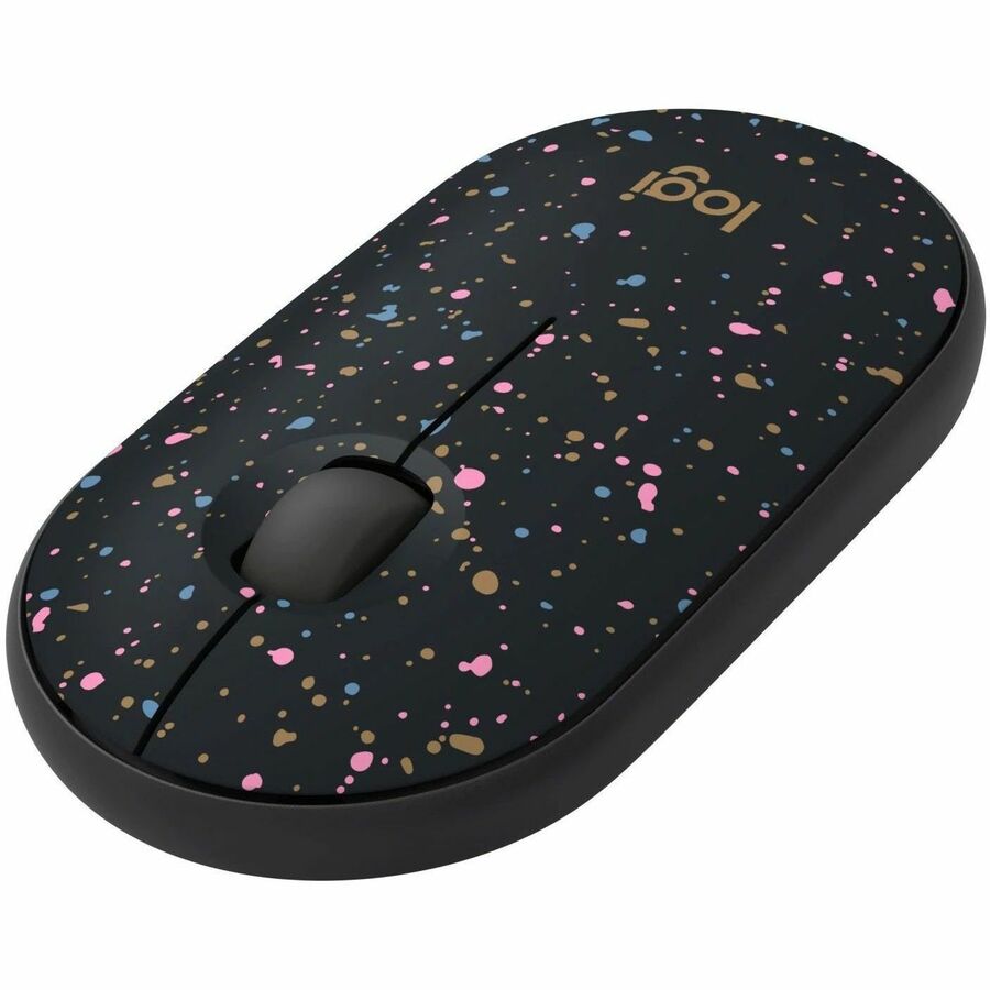 Alternate-Image1 Image for Logitech M340 Wireless Mouse with Limited Edition Prints, USB Receiver and Silent Clicks, Portable Wireless Mouse for Laptop, PC, Windows, Chrome, Surface, Speckles