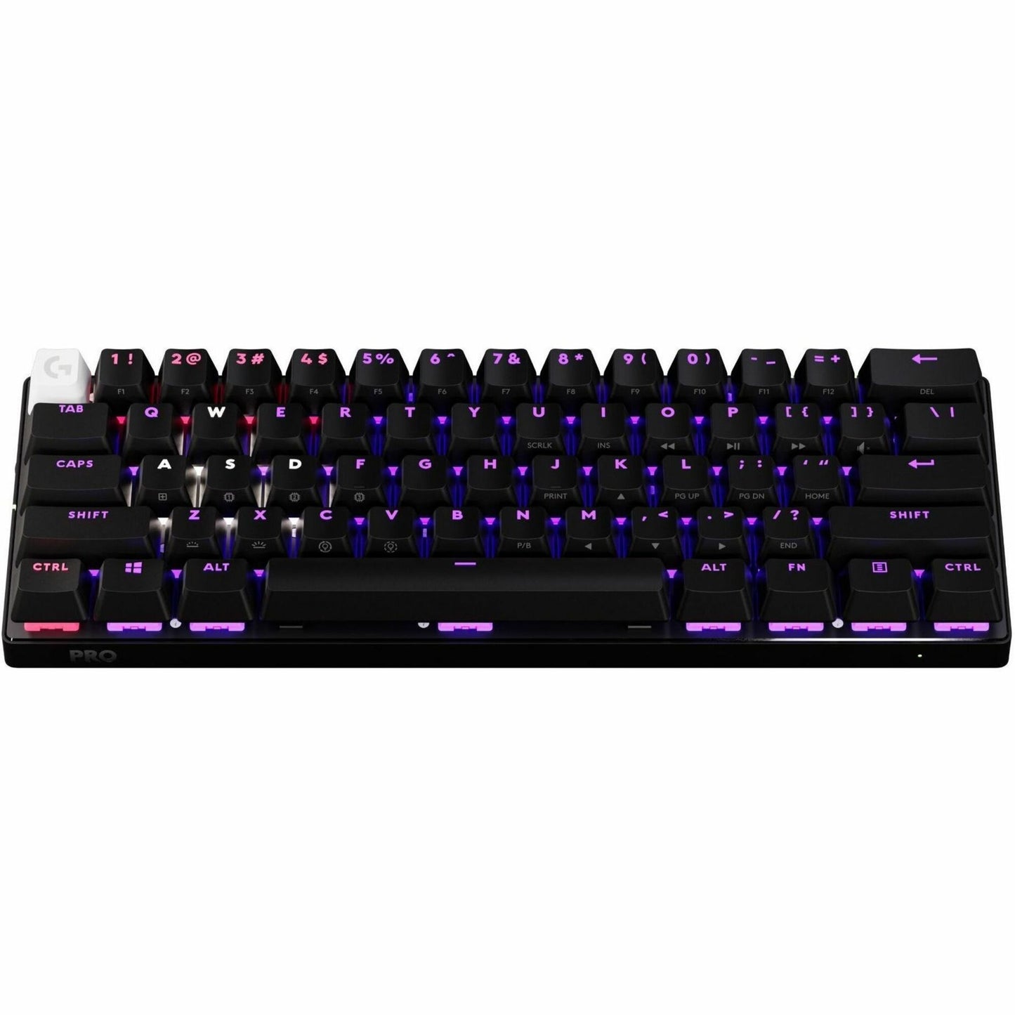 Main Image for Logitech G PRO X 60 LIGHTSPEED Wireless Gaming Keyboard, Ultra Compact TKL 60% Mechanical Keyboard for Windows PC, LIGHTSYNC RGB, Dual-Shot PBT Keycaps, GX Optical Linear Switches, Black