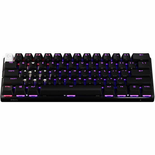 Main Image for Logitech G PRO X 60 LIGHTSPEED Wireless Gaming Keyboard, Ultra Compact TKL 60% Mechanical Keyboard for Windows PC, LIGHTSYNC RGB, Dual-Shot PBT Keycaps, GX Optical Linear Switches, Black
