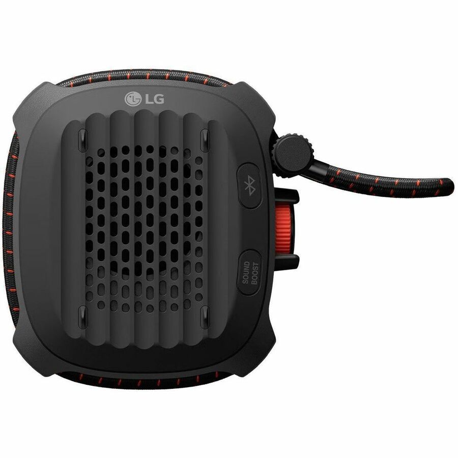 Rear Image for LG XBOOM Go XG2T Portable Bluetooth Speaker System - 5 W RMS - Google Assistant, Siri Supported - Black