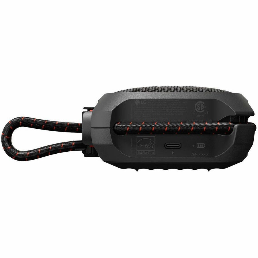 Bottom Image for LG XBOOM Go XG2T Portable Bluetooth Speaker System - 5 W RMS - Google Assistant, Siri Supported - Black