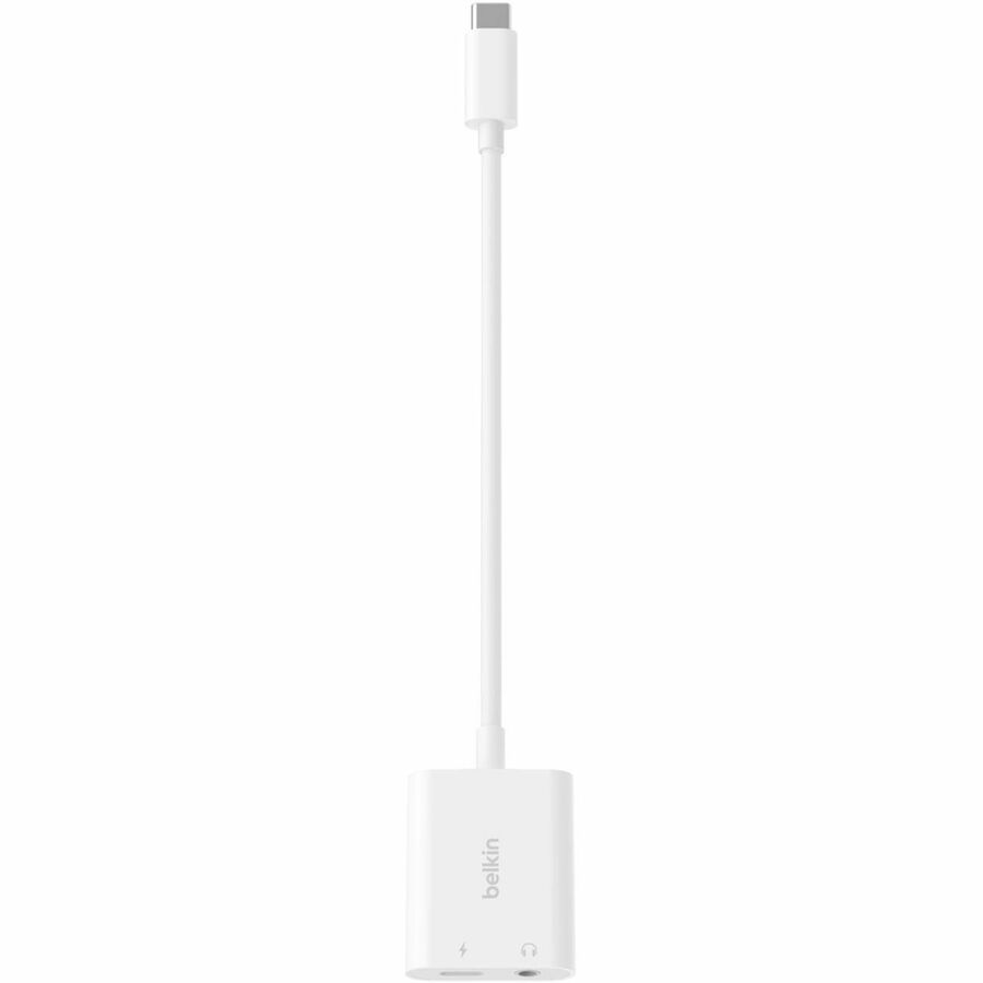 Alternate-Image1 Image for Belkin RockStar 3.5mm Audio + USB-C Charge Adapter