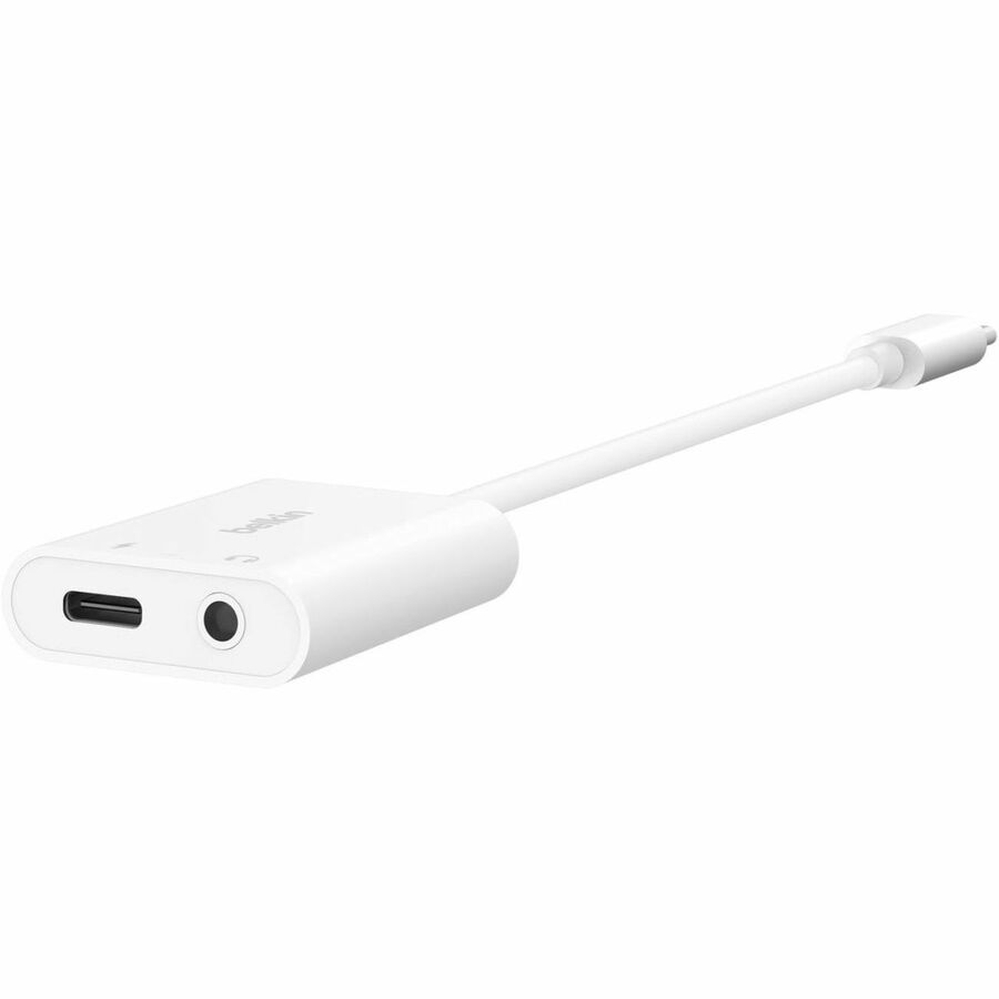 Alternate-Image2 Image for Belkin RockStar 3.5mm Audio + USB-C Charge Adapter