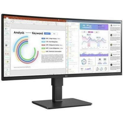 Alternate-Image5 Image for LG 34BQ77QE-B 34" Class Curved Screen LED Monitor - 21:9 - Textured Black - TAA Compliant