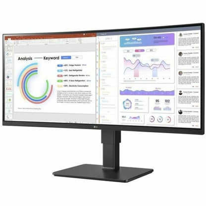 Alternate-Image4 Image for LG 34BQ77QE-B 34" Class Curved Screen LED Monitor - 21:9 - Textured Black - TAA Compliant