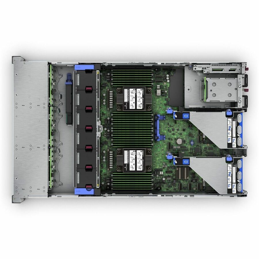 Alternate-Image3 Image for HPE SMART CHOICE ProLiant DL380 G11 2U Rack Server - 1 x Intel Xeon Silver 4509Y 2.6 GHz - 64 GB RAM - 960 GB SSD - (2 x 480GB) SSD Configuration - Serial ATA, Serial Attached SCSI (SAS) Controller