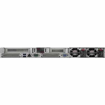 Rear Image for HPE SMART CHOICE ProLiant DL360 Gen11 1U Rack Server - 1 x Intel Xeon Silver 4510 2.4 GHz - 64 GB RAM - 960 GB SSD - (2 x 480GB) SSD Configuration - Serial ATA/600, 12Gb/s SAS Controller