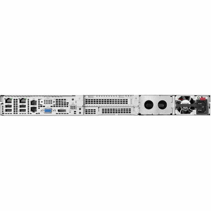 Rear Image for HPE SMART CHOICE ProLiant DL20 G11 1U Rack Server - 1 x Intel Xeon E-2436 2.9 GHz - 32 GB RAM - 1.92 TB SSD - (2 x 960GB) SSD Configuration - Serial ATA, 12Gb/s SAS Controller