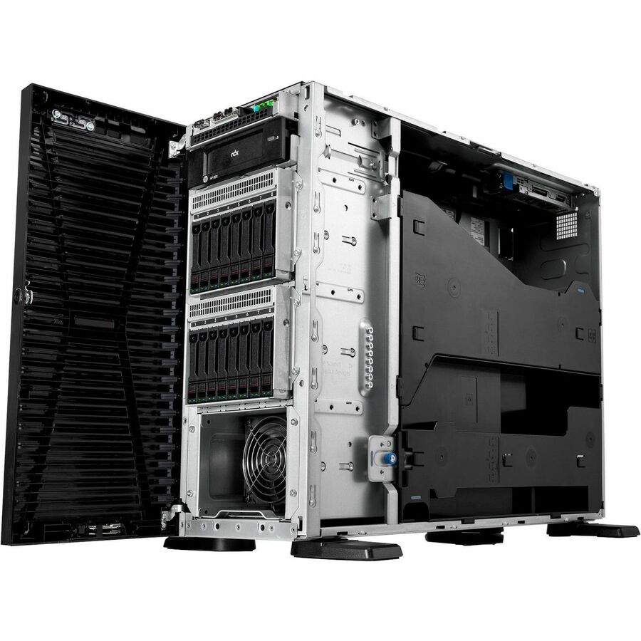 Alternate-Image1 Image for HPE SMART CHOICE ProLiant ML110 G11 4.5U Tower Server - 1 x Intel Xeon Silver 4514Y 2 GHz - 64 GB RAM - 1.92 TB SSD - (2 x 960GB) SSD Configuration - Serial ATA, Serial Attached SCSI (SAS) Controller