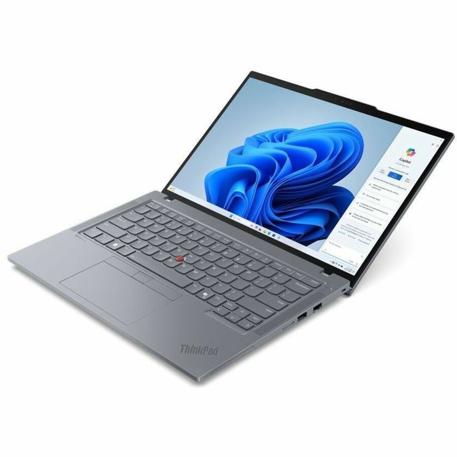 Alternate-Image2 Image for Lenovo ThinkPad T14 Gen 5 21ML0052US 14" Notebook - WUXGA - 60 Hz - Intel Core Ultra 5 125U - 16 GB - 256 GB SSD - English Keyboard - Gray