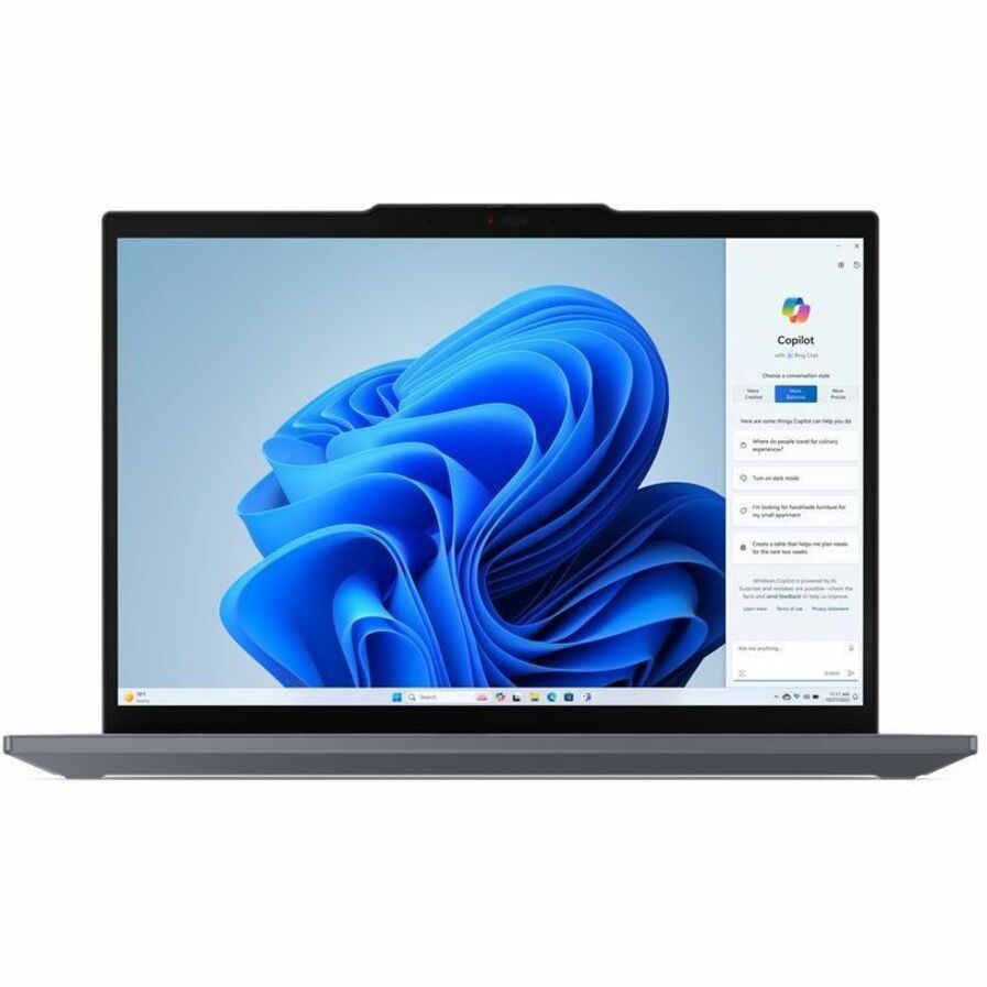 Front Image for Lenovo ThinkPad T14 Gen 5 21ML0052US 14" Notebook - WUXGA - 60 Hz - Intel Core Ultra 5 125U - 16 GB - 256 GB SSD - English Keyboard - Gray