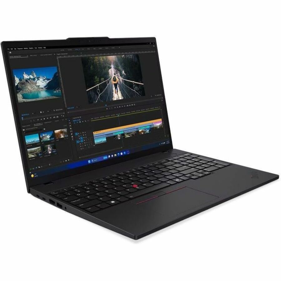 Alternate-Image1 Image for Lenovo ThinkPad T16 Gen 3 21MN005MUS 16" Touchscreen Notebook - WUXGA - Intel Core Ultra 5 125U - 16 GB - 512 GB SSD - English Keyboard - Black
