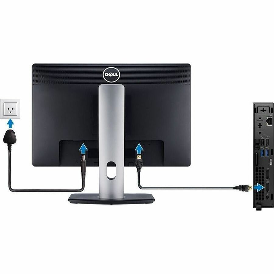 Alternate-Image5 Image for Dell OptiPlex 3000 Thin Client Pentium Silver N6005 Quad-core (4 Core) 2 GHz - Black