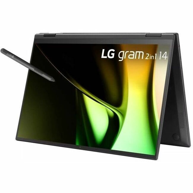 Main Image for LG gram 14T90S-G.AAB6U1 14" Touchscreen Convertible 2 in 1 Notebook - WUXGA - Intel Core Ultra 7 155H - Intel Evo Platform - 16 GB - 1 TB SSD - Black