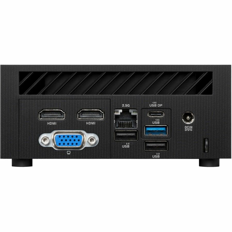 Rear Image for Asus ExpertCenter PN65 PN65-SYS715PETL0 Desktop Computer - Intel Core Ultra 7 155H - 16 GB - 512 GB SSD - Mini PC - Black -TAA-compliant