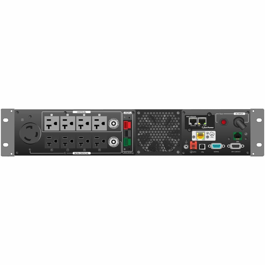 Rear Image for CyberPower PR3000RTXL2UACN Smart App Sinewave UPS Systems