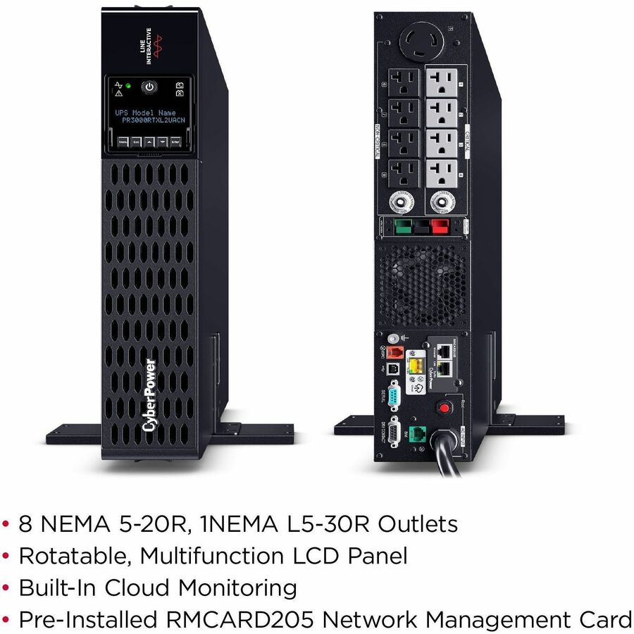 Alternate-Image3 Image for CyberPower PR3000RTXL2UACN Smart App Sinewave UPS Systems