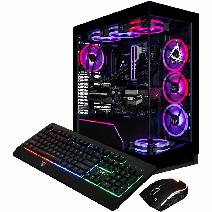 Alternate-Image2 Image for CLX Horus Gaming Desktop Computer - Intel Core i9 14th Gen i9-14900KF - 32 GB - 2 TB SSD - Mid-tower - Black