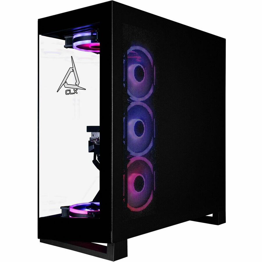 Left Image for CLX Horus Gaming Desktop Computer - Intel Core i9 14th Gen i9-14900KF - 32 GB - 2 TB SSD - Mid-tower - Black