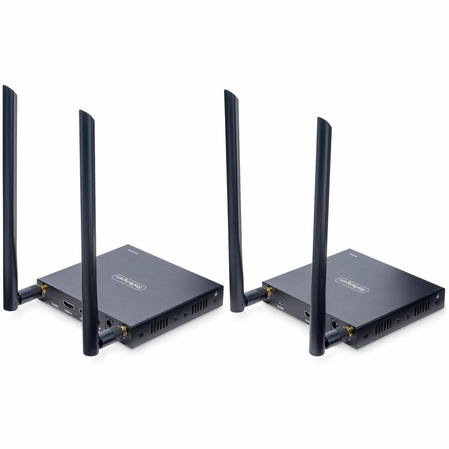 Alternate-Image1 Image for StarTech Wireless HDMI Extender, 4K 60Hz, Transmitter and Receiver Kit, Up to 165ft (50m), No Line-Of-Sight Required, IR Extension