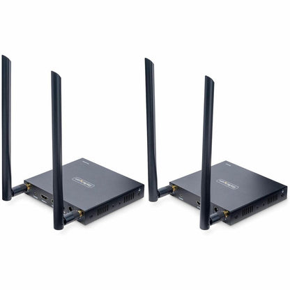 Alternate-Image1 Image for StarTech Wireless HDMI Extender, 4K 60Hz, Transmitter and Receiver Kit, Up to 165ft (50m), No Line-Of-Sight Required, IR Extension