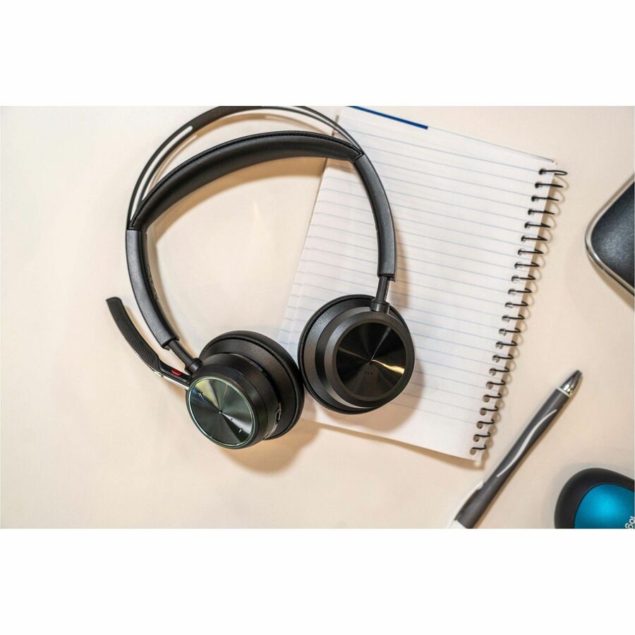 Alternate-Image4 Image for Poly Voyager Focus 2 USB-C-C Headset + USB-C/A Adapter TAA
